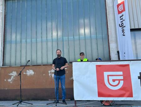 Zbrane je nagovoril župan dr. Gregor Kovačič
